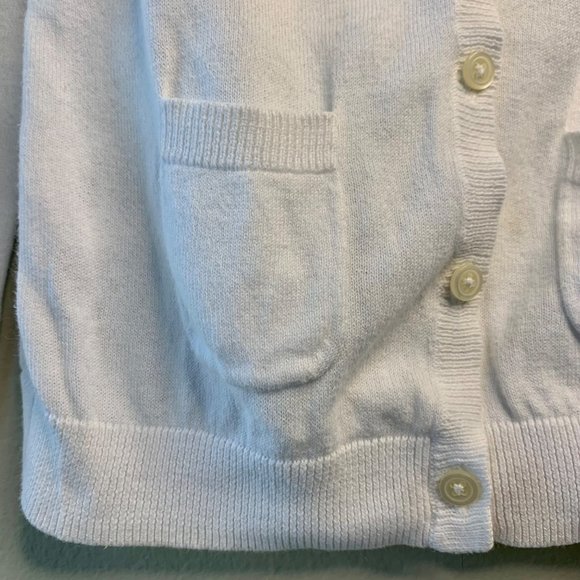 COUNTRY ROAD Girls Cardigan Sweater 3 3T White VGUC Knit Cotton Toddler Girl - Picture 5 of 8